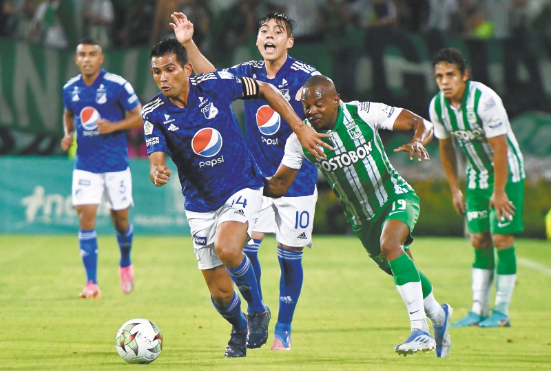 Millonarios y Nacional se han enfrentado 261 veces por Liga. Los azules han ganado 100 veces, han perdido 78 y han empatado en 84 ocasiones.  / Nacional