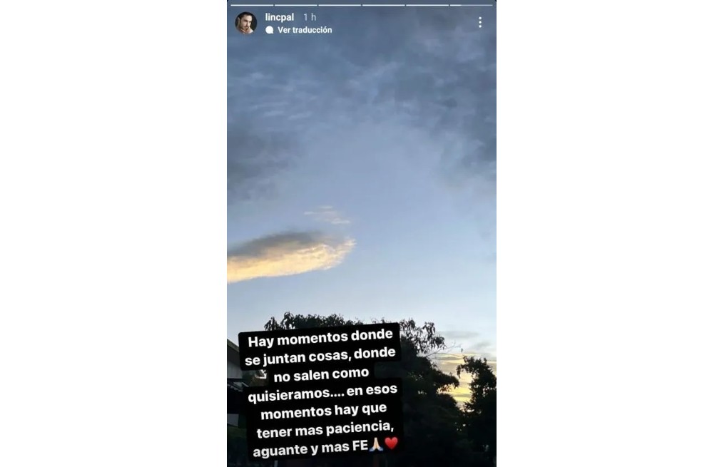 El actor de Café, con aroma de mujer no estaría pasando por su mejor momento.