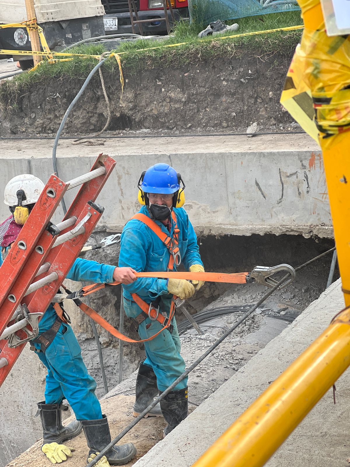Obras tubería Tibitoc Acueducto de Bogotá