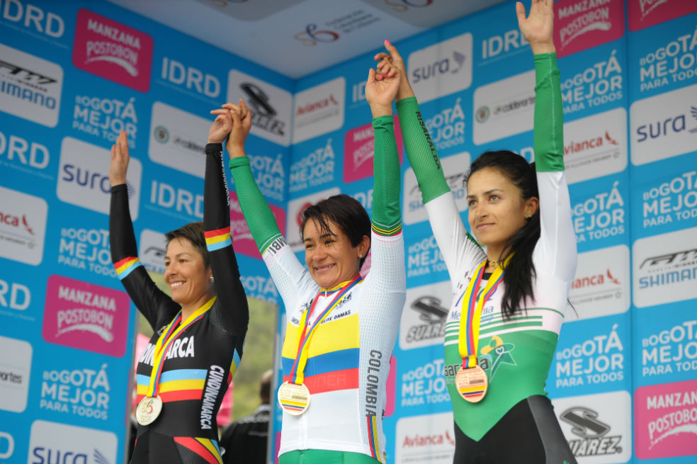 Ana Cristina Sanabria reeditó el oro en la contrarreloj femenina