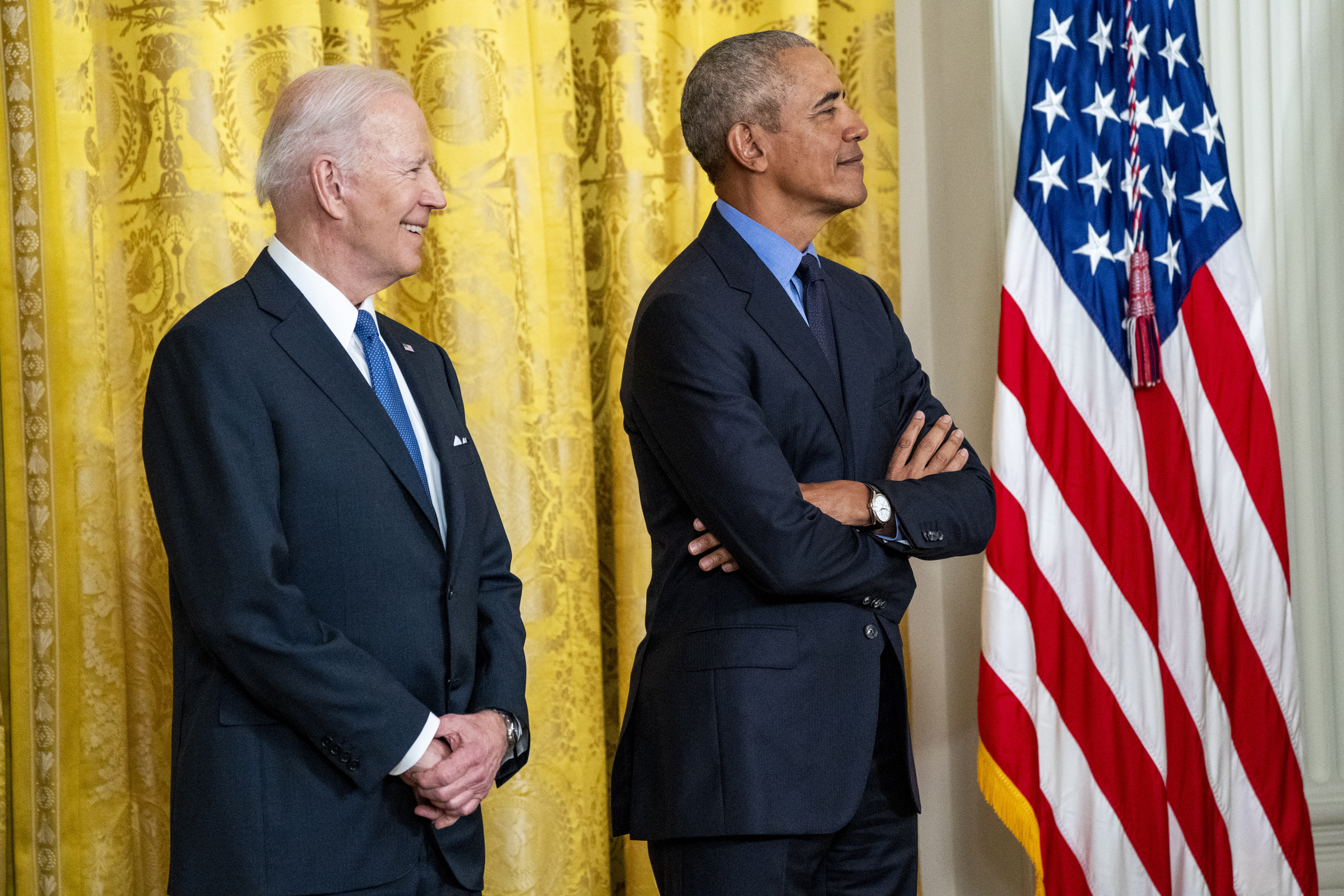 Biden y Obama se vuelven a reunir en la Casa Blanca