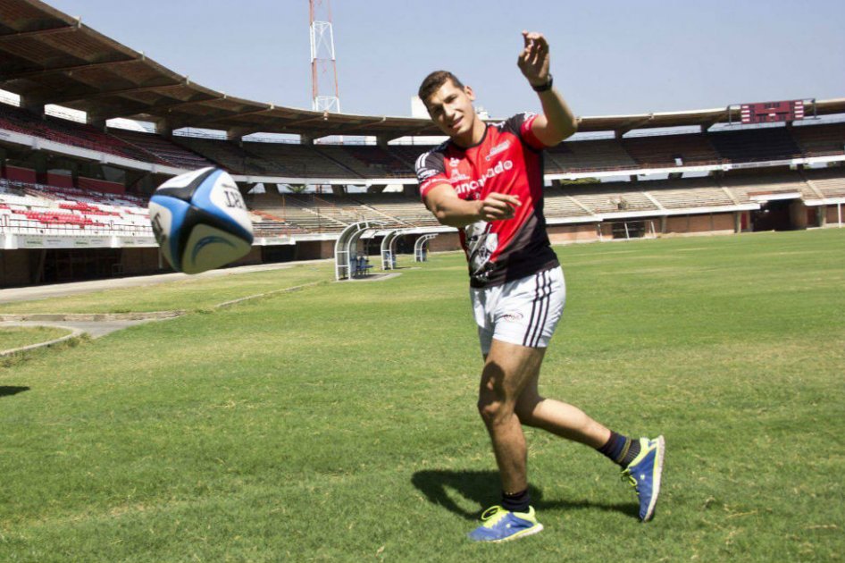 Andrés Zafra, colombiano que jugará en el rugby de Europa. Foto: Cortesía William León