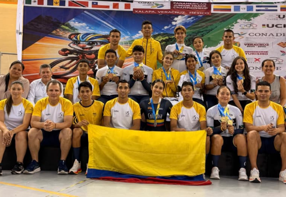 Colombia arrasó en el Panamericano Junior de Pista: así quedó el medallero final