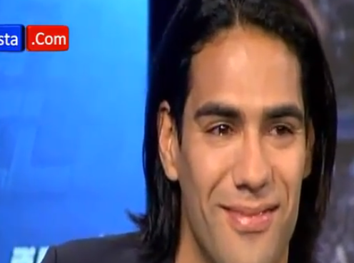Falcao lloró después de ver un video de cuando era niño
