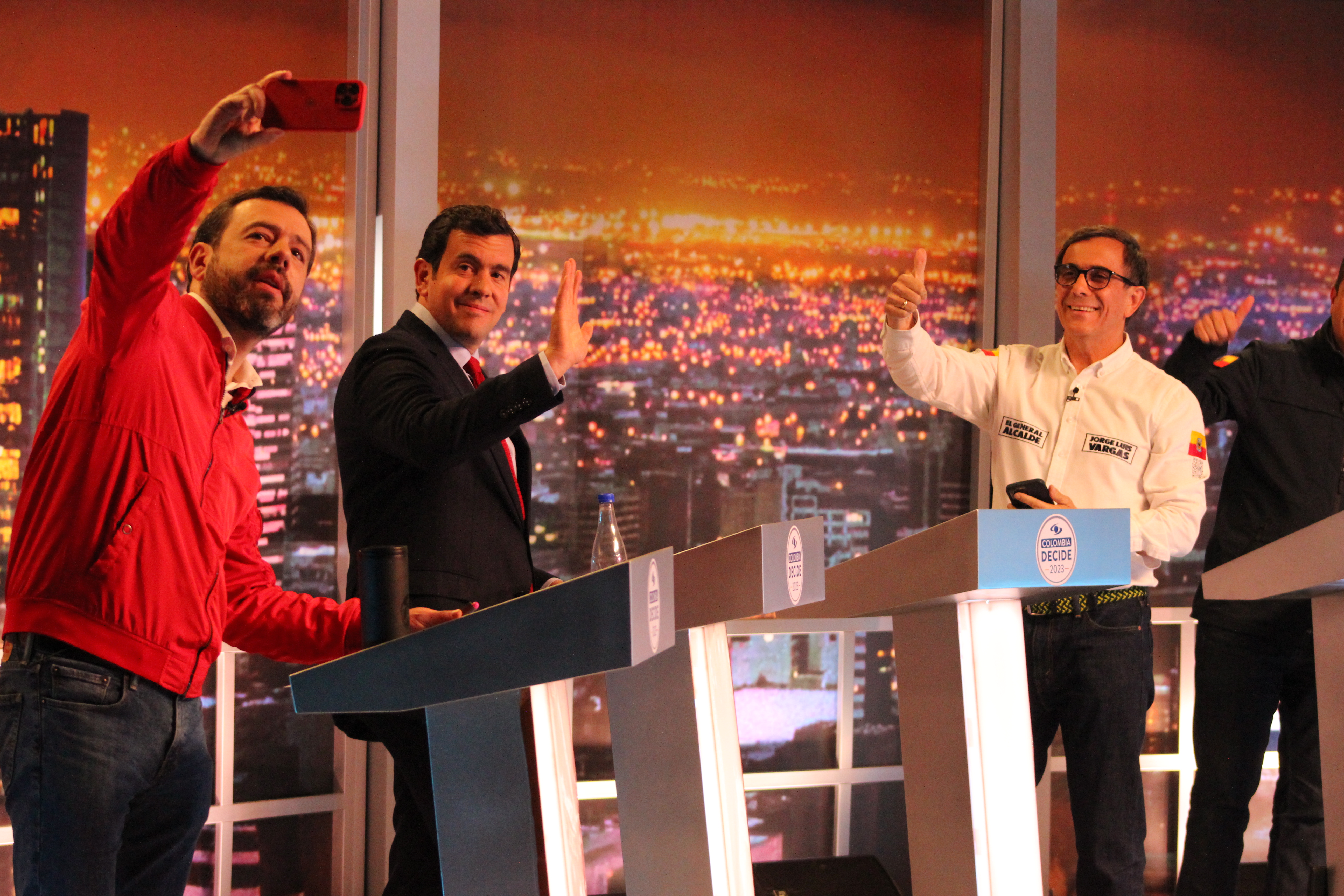 En fotos: así fue el último debate de los candidatos a la Alcaldía de Bogotá