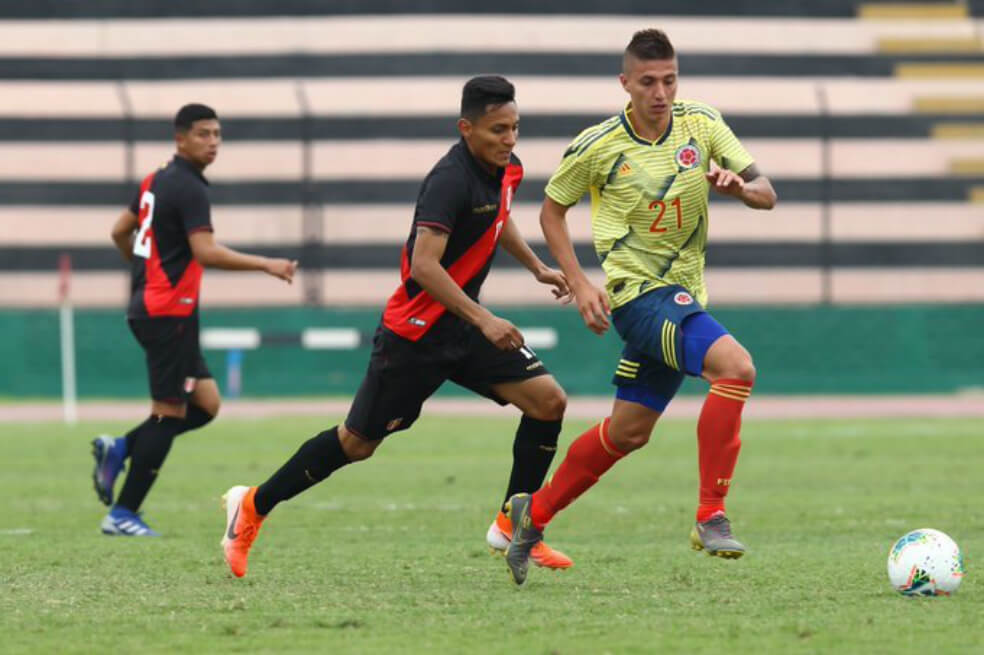 Selección de Colombia sub-23 goleó a Perú en juego amistoso