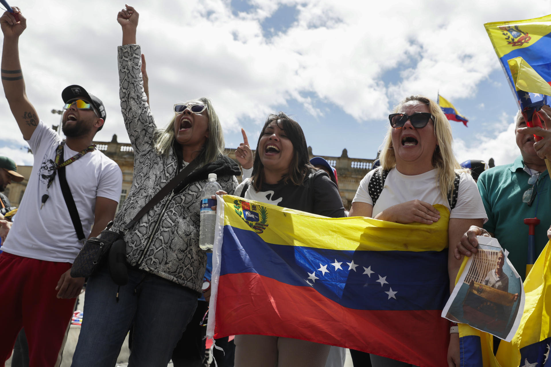 Venezolanos en Bogotá anuncian nuevas movilizaciones este domingo