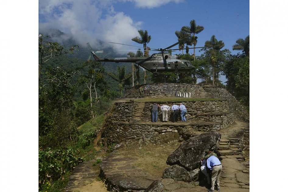 Cuarenta años de helicópteros en Ciudad Perdida
