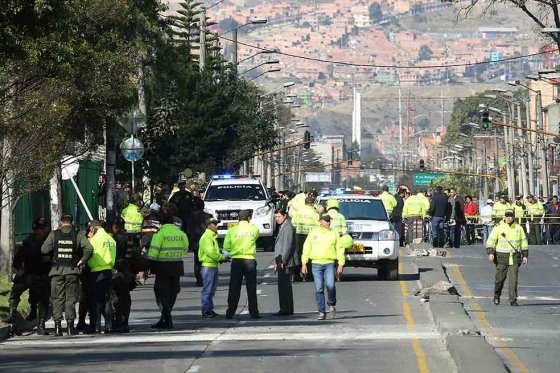 A la cárcel cinco presuntos autores de atentados en Bogotá