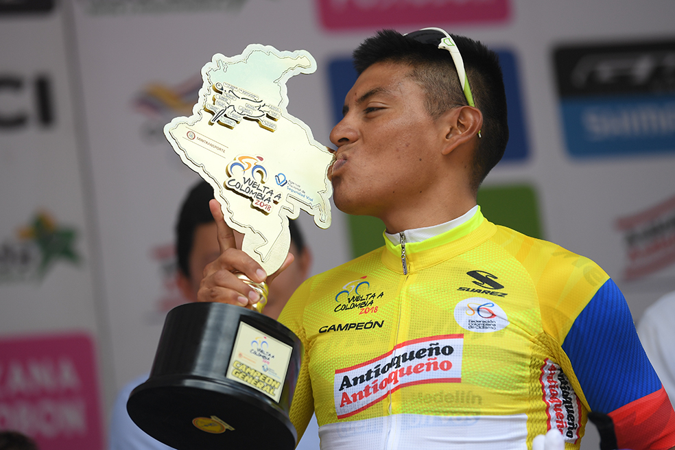 Jonathan Caicedo es el campeón de la Vuelta a Colombia 2018