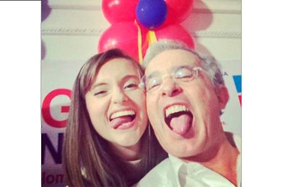 Uribe entró a la onda ‘selfie’