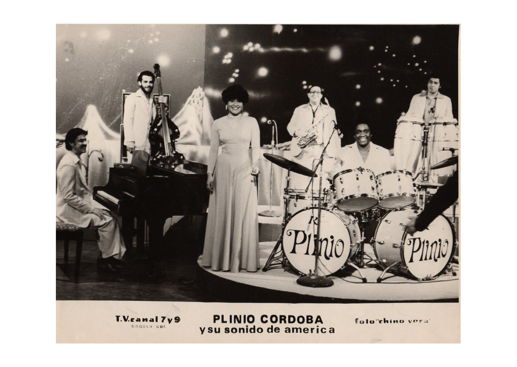 Presentación: "Plinio Córdoba y su sonido de America T.V." Canala 7 y 9.