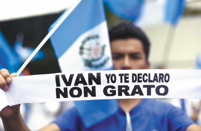 Guatemala iniciará “acciones legales” contra ministro de Defensa, Iván Velásquez
