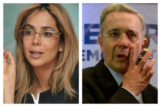 Cuando Gina Parody llevaba a Álvaro Uribe en su corazón
