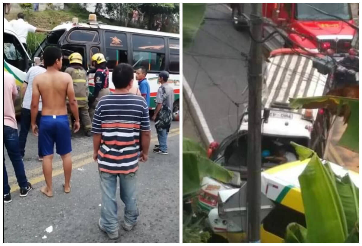 Al menos 15 heridos deja accidente de tránsito en vía Cali- Buenaventura