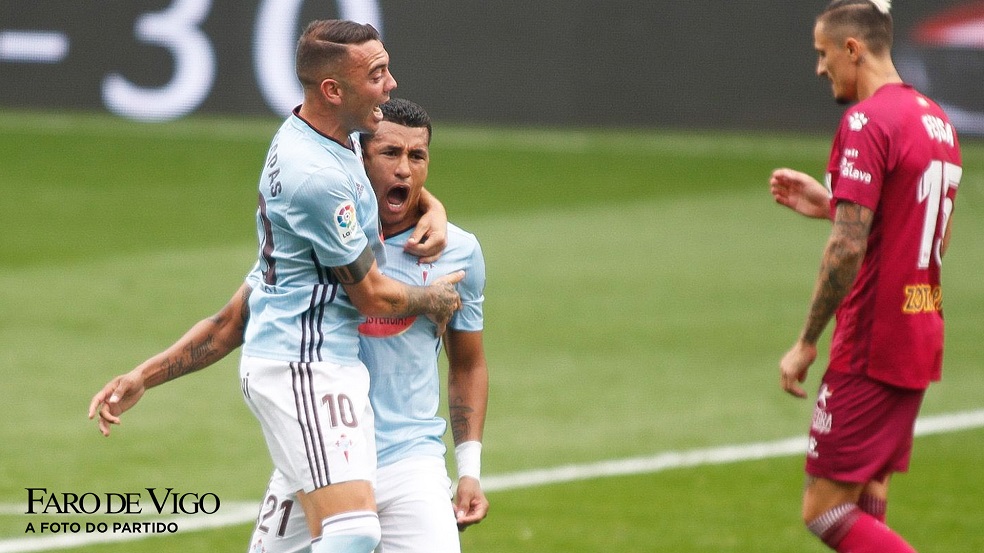 Con gol de Murillo, el Celta sueña con la permanencia