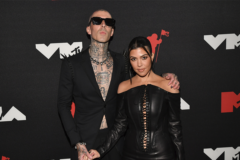 Kourtney Kardashian y Travis Barker