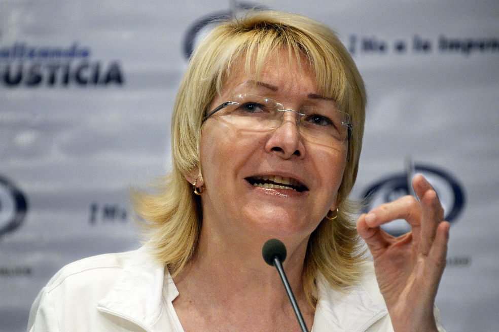 La Fiscal General de la Venezuela, Luisa Ortega Díaz. /AFP