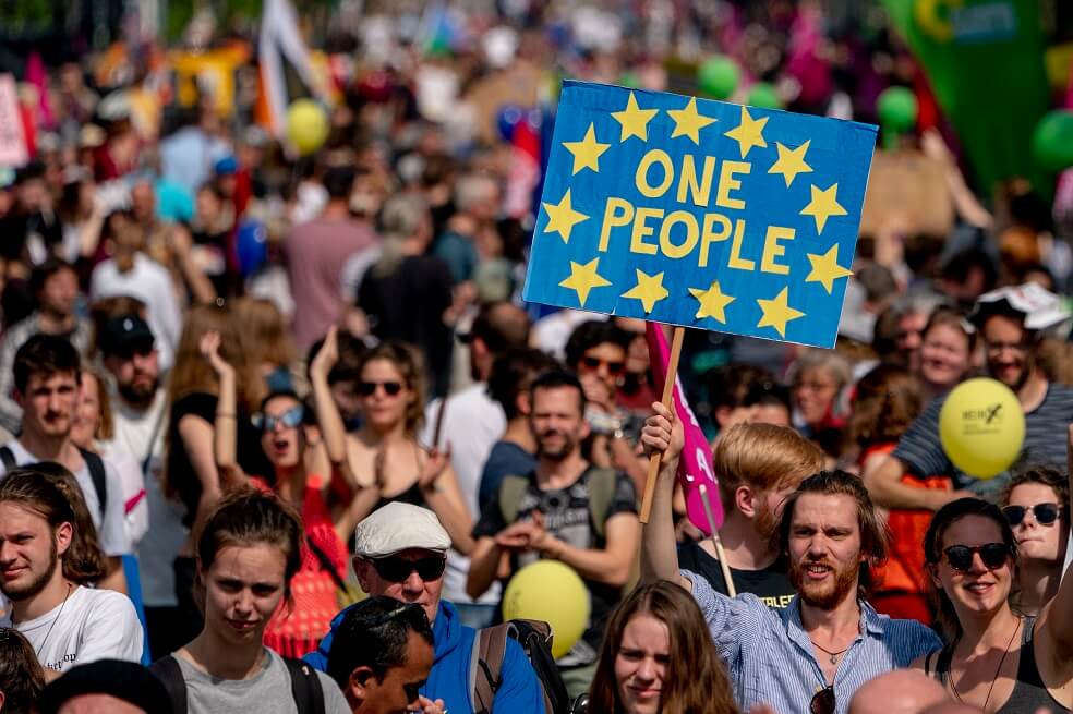En imágenes: movilizaciones en Alemania en contra del nacionalismo