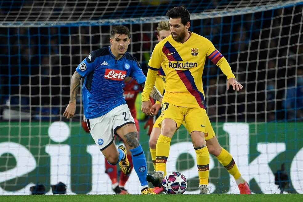 Barcelona no pasó del empate ante el Napoli en Italia