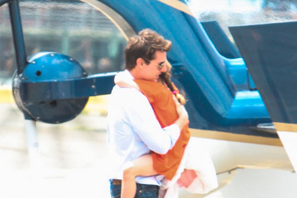 Tom Cruise, lejos de su hija Suri