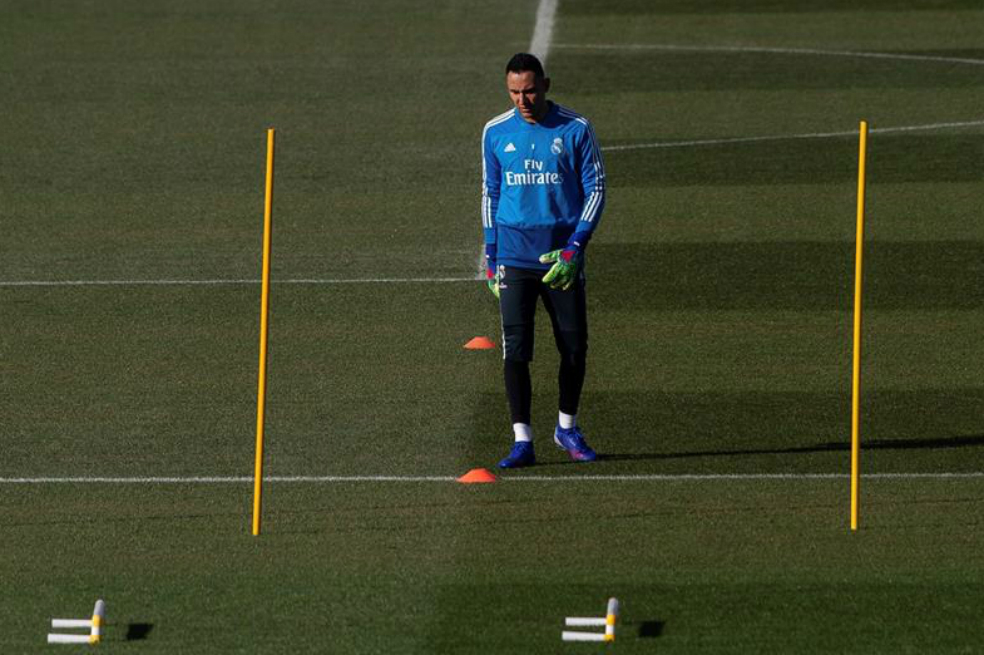 Sergio Ramos y Keylor Navas se entrenaron a la par de sus compañeros