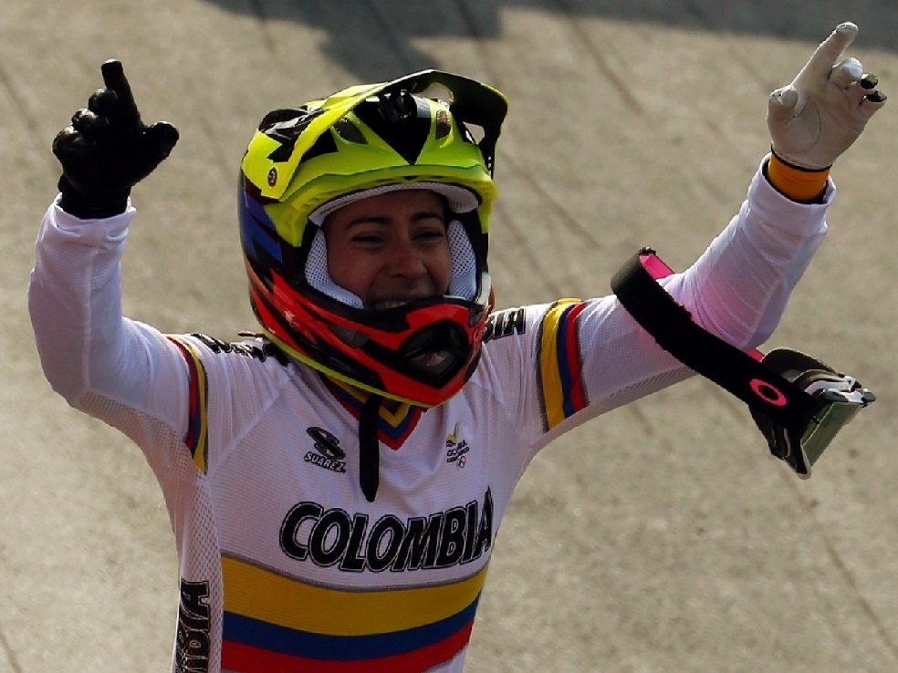 Mariana Pajón bate récord y se cuelga una nueva medalla de oro