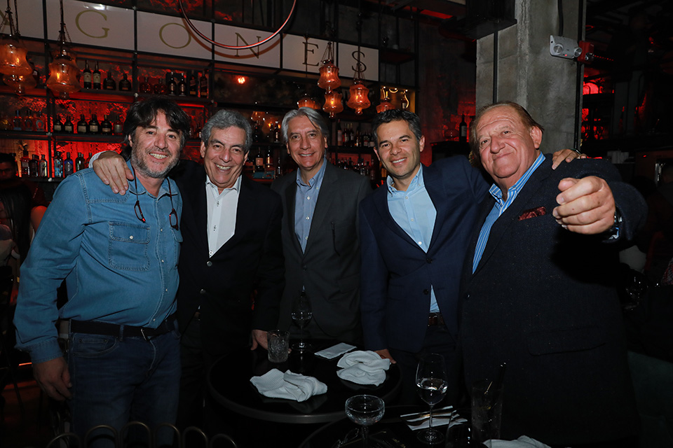 Miguel Casallas, Uriel Ramírez, Diego Canal, Álvaro Ordoñez y Efraín Fierro