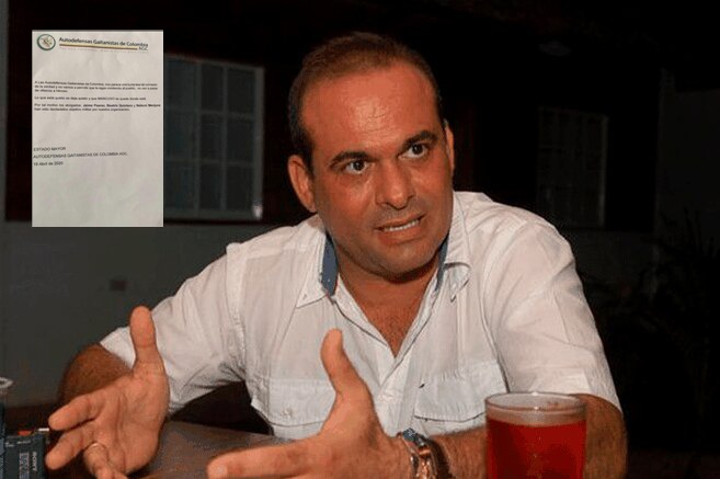 Salvatore Mancuso, máximo líder de las Autodefensas Unidas de Colombia.