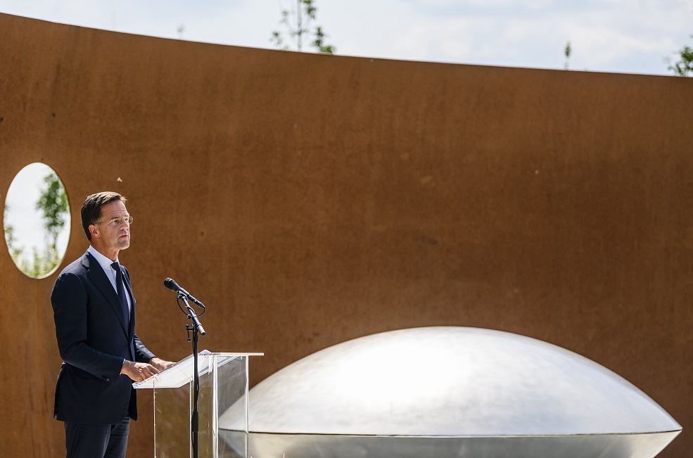 El prirmer ministro holandés, Mark Rutte, participó de la ceremonia y pidió justicia para los muertos. / Foto: AFPAustralia y Holanda recordaron la tragedia