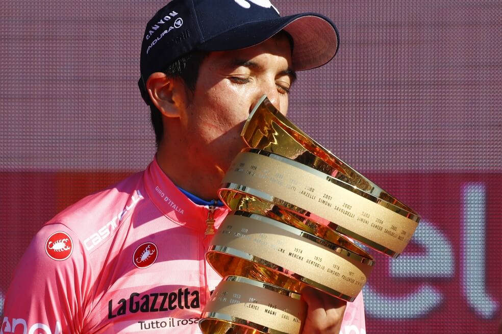 La vieja bicicleta de Richard Carapaz
