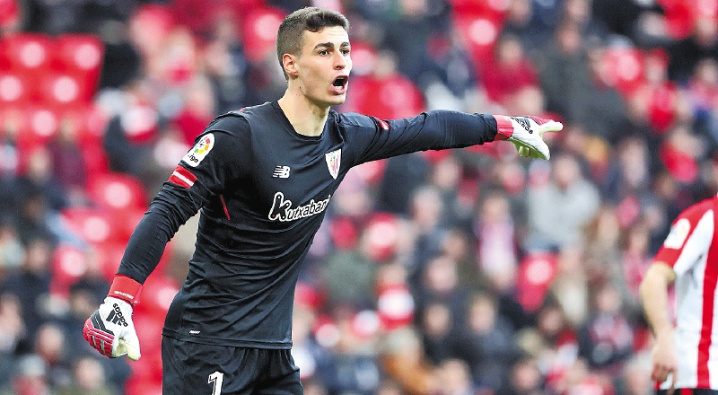 Chelsea pagará 80 millones de euros por el arquero español Kepa, del Athletic de Bilbao./ EFE