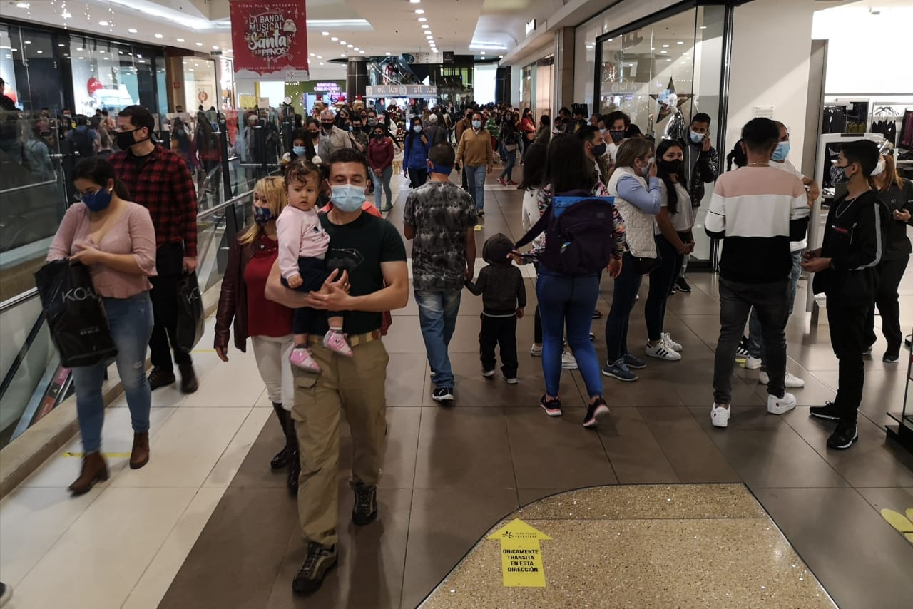 Este fin de semana se presentaron aglomeraciones en los diferentes sectores comerciales de la ciudad.