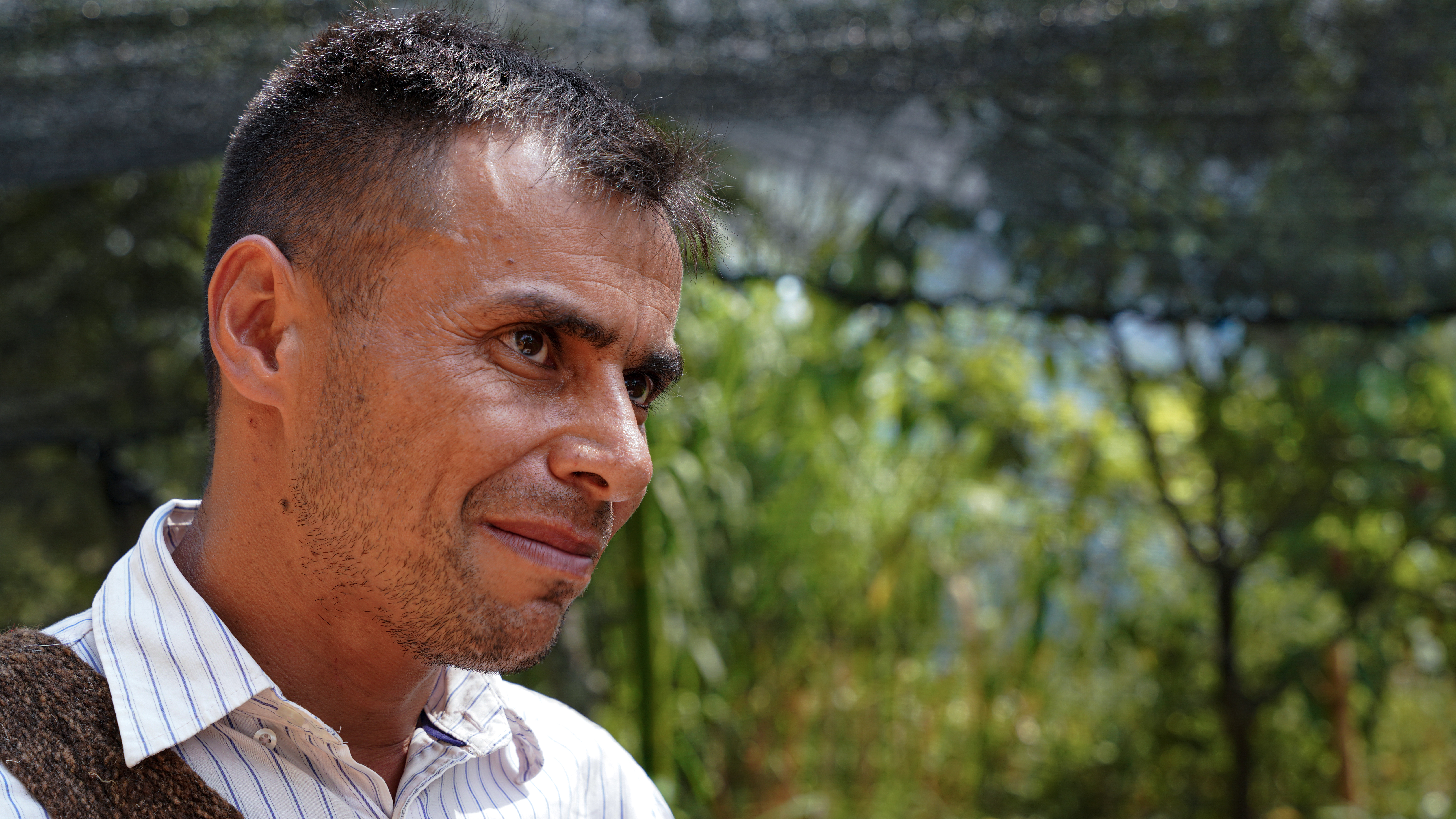 Ángel Rey Rojas, campesino de San Pedro de la Sierra.