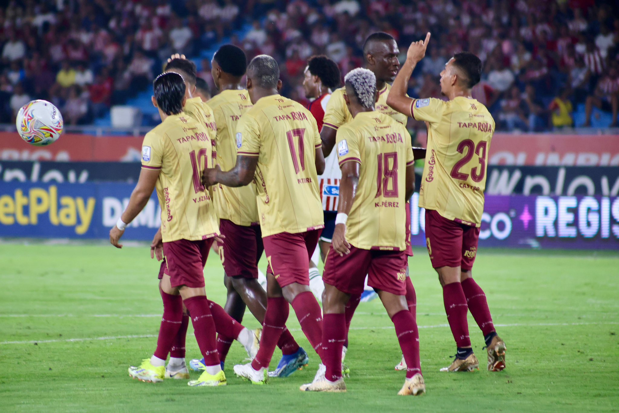 ¡Triunfazo! Tolima venció a Junior en Barranquilla y es el nuevo líder de la Liga
