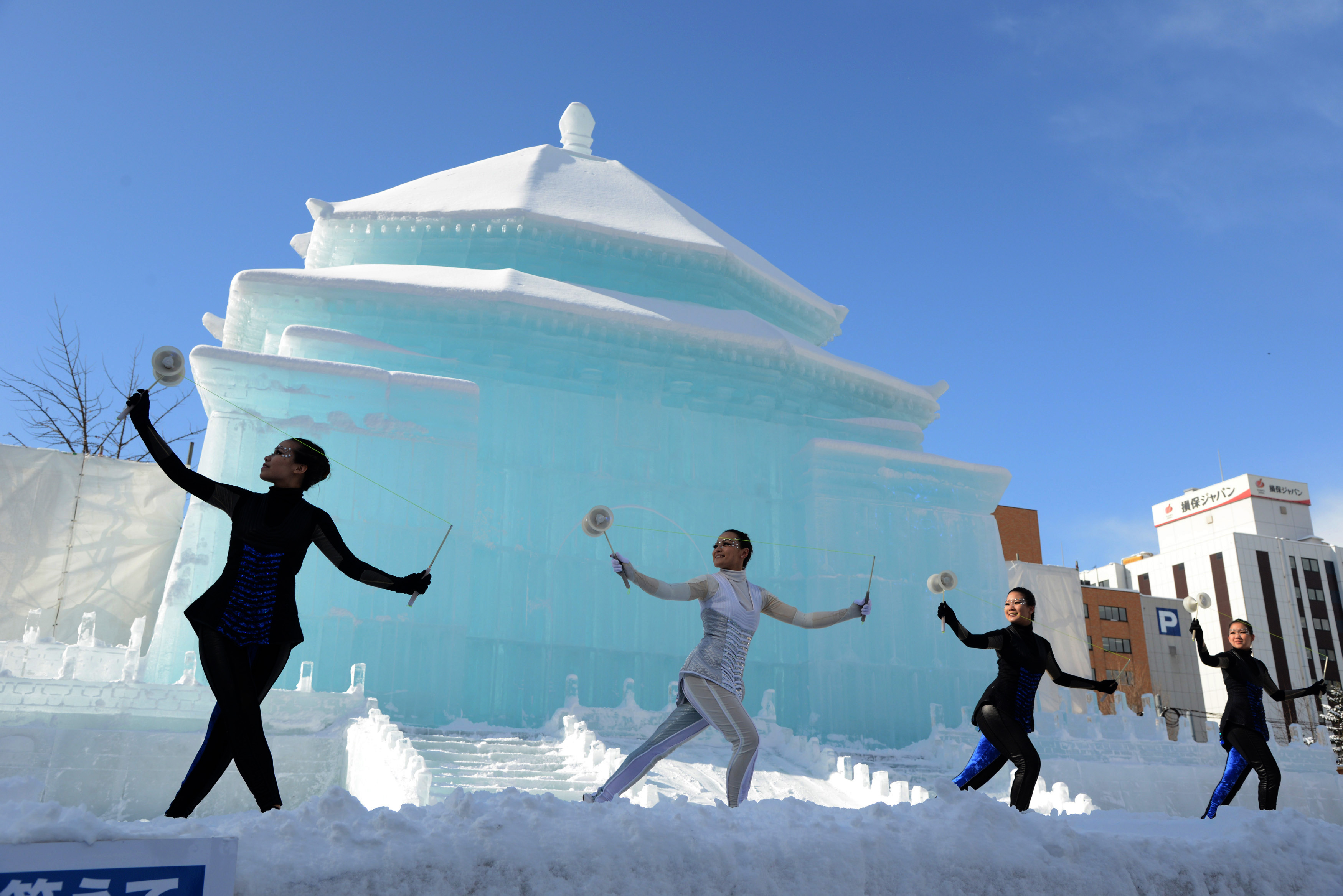 Figuras de nieve en Japón