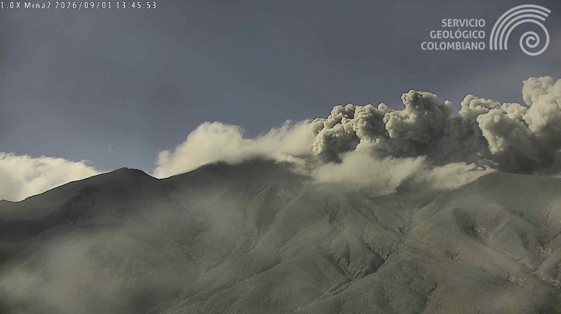 ¿Cuáles son los municipios en zona de amenaza alta si hace erupción el volcán Puracé?