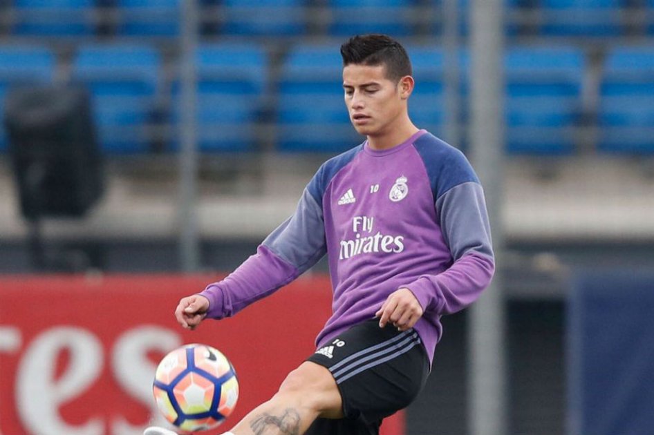James, listo para el choque ante el Legia por Liga de Campeones