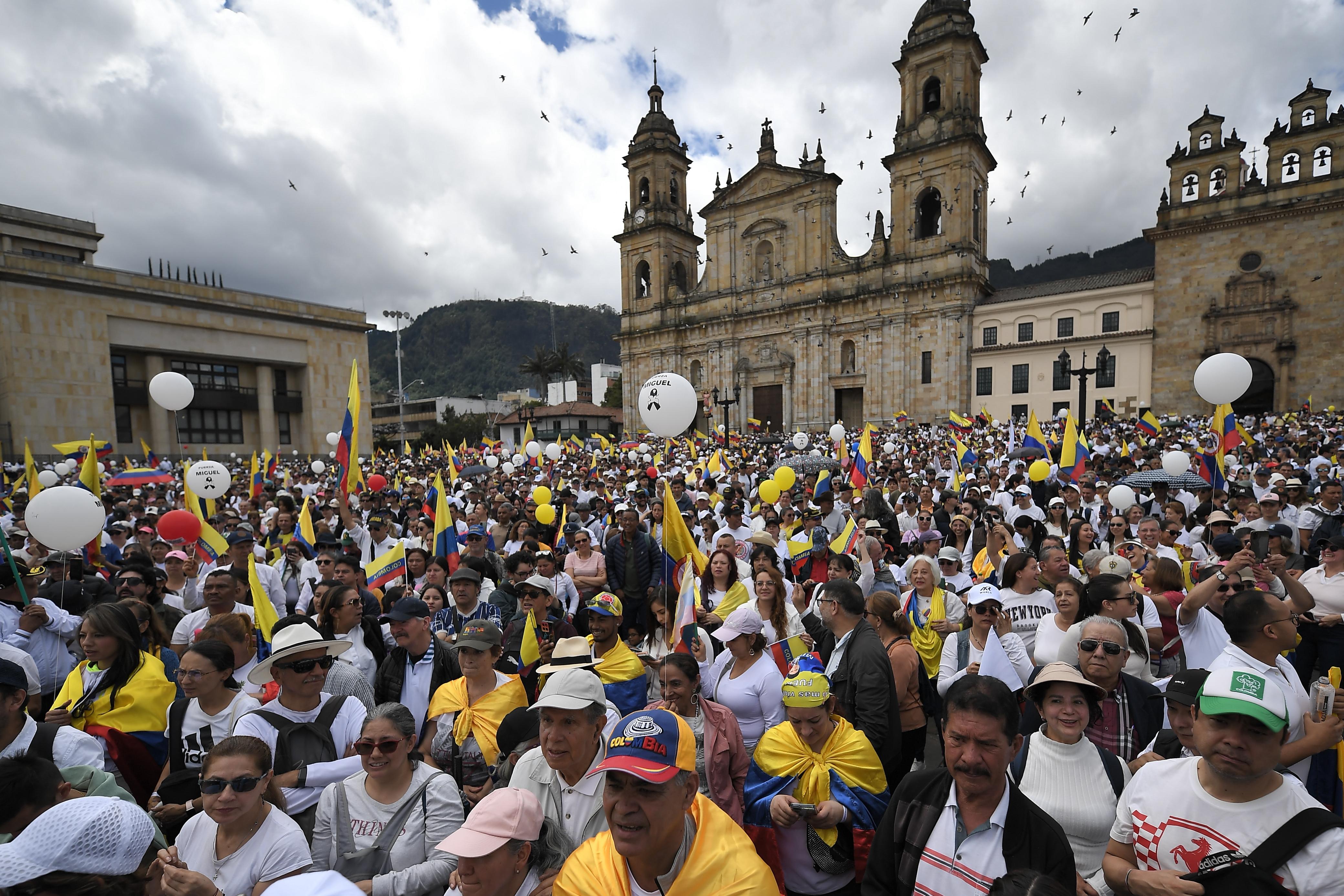 Marcha del silencio Miguel Uribe