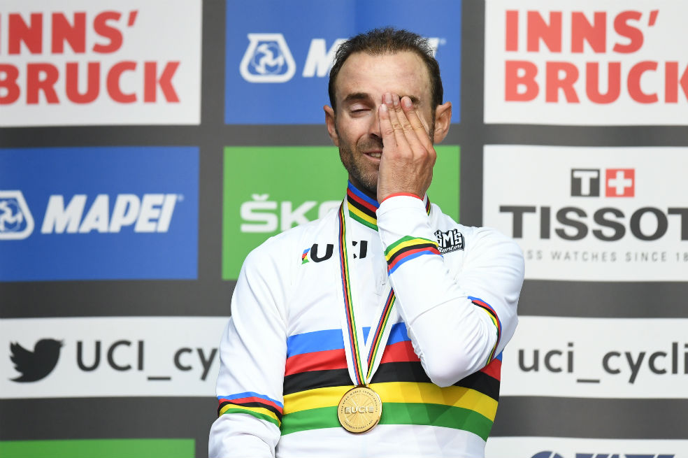 Valverde estrena bicicleta de campeón mundial este sábado en Lombardía