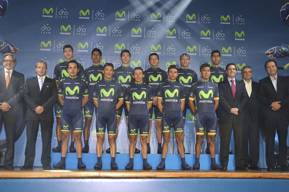 Equipo Movistar América 2015.  