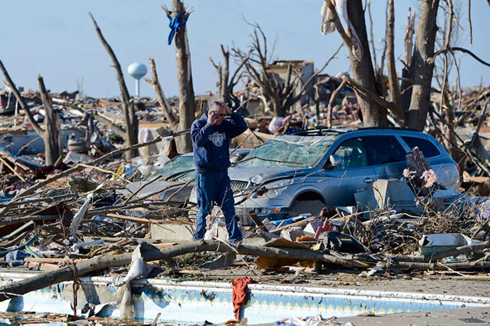 Devastadoras imágenes tras los tornados que azotaron Estados Unidos