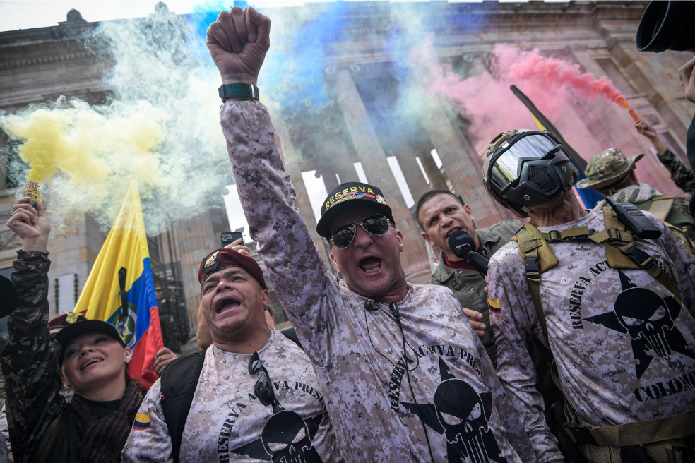 Las manifestaciones en contra de la administración del presidente Gustavo Petro se realizaron este 23 de noviembre.