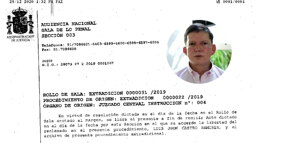 Alias “El Zarco”: recapturado y con renovado proceso de extradición