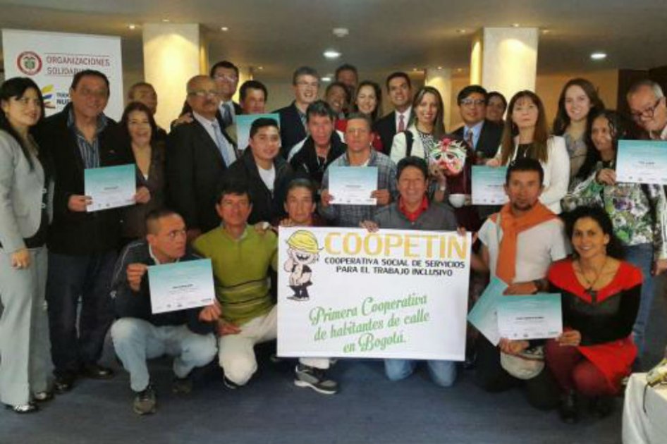 Nace en Bogotá una cooperativa liderada por exhabitantes de la calle