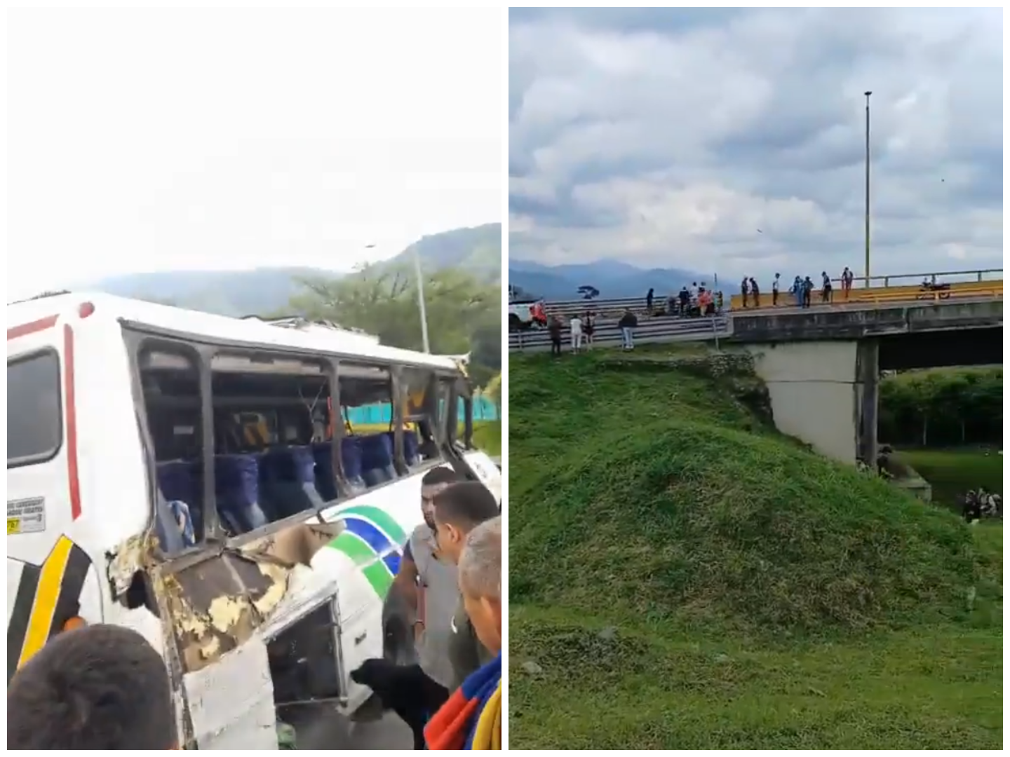 Nueve muertos deja accidente sobre la vía La Línea, entre Cajamarca y Calarcá