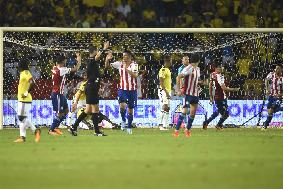 Paraguay sorprende y vence a Colombia en el Metropolitano
