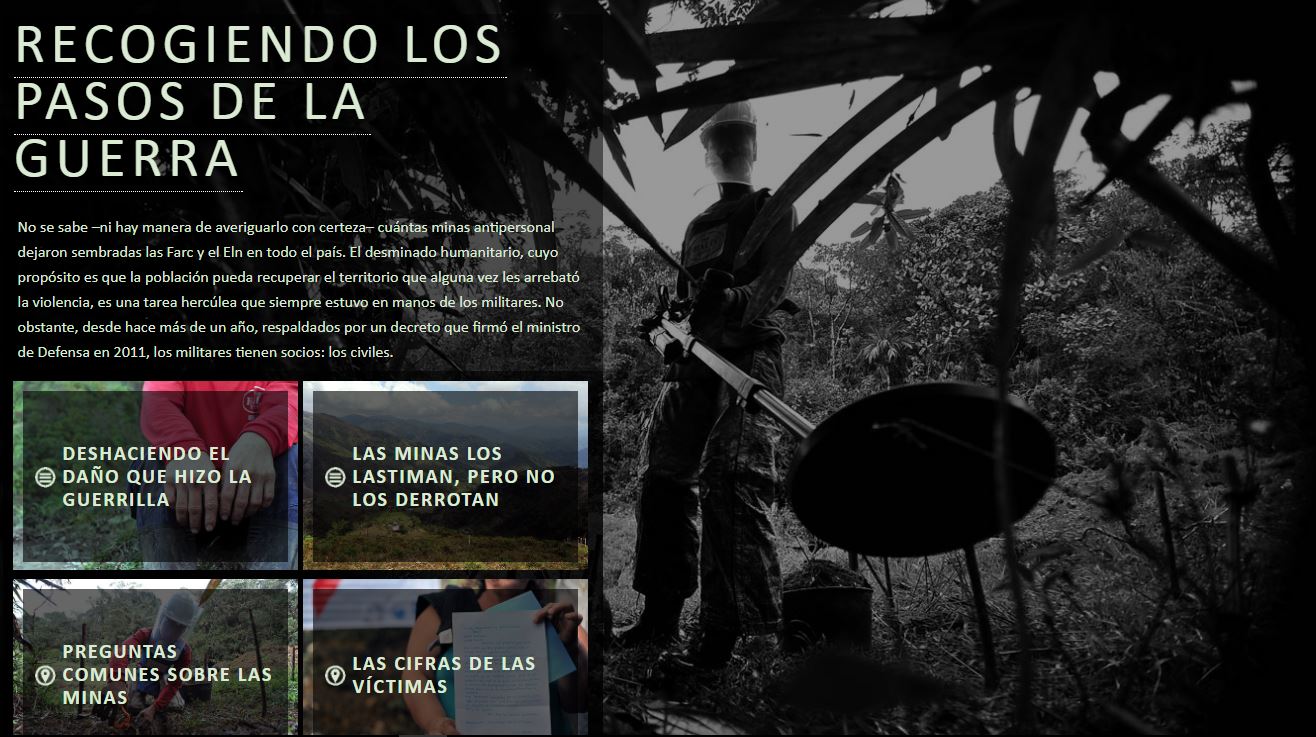 Recogiendo los pasos de la guerra