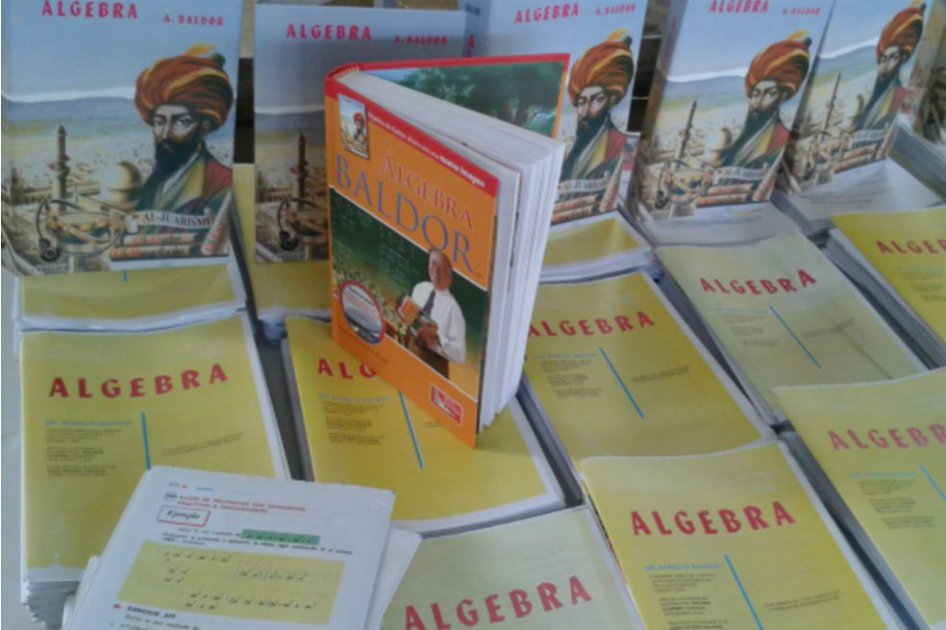 Desmantelan fábrica que falsificaba libros del Álgebra de Baldor