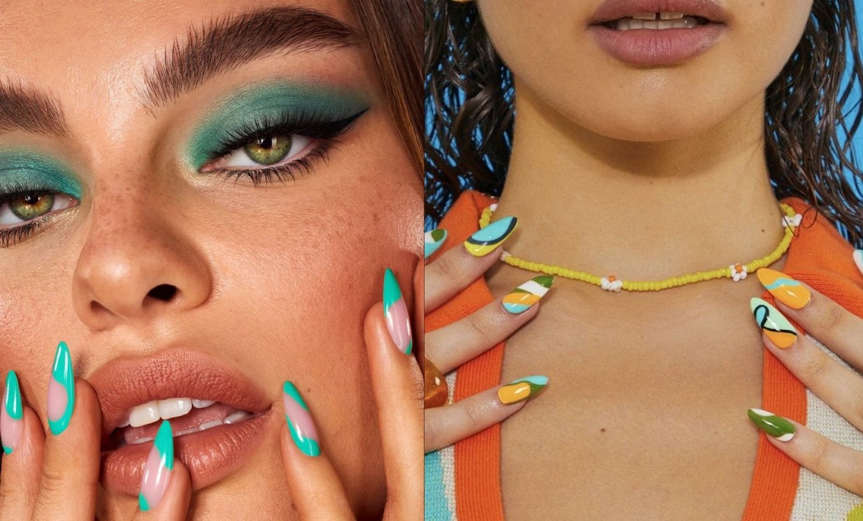 Diseños de Nail Art para decoración de uñas semipermanentes de moda en 2024